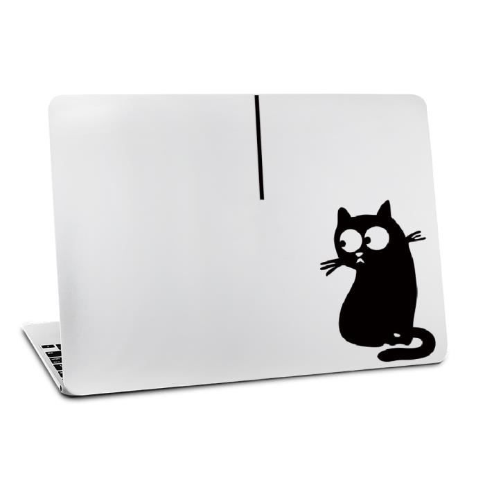 Sacoches Housses Ordinateur Dessin Anime Chat Calin Le Logo Autocollant Pour Macbook Peau Air 11 Type A3025 For Other Laptops Prix Pas Cher Cdiscount