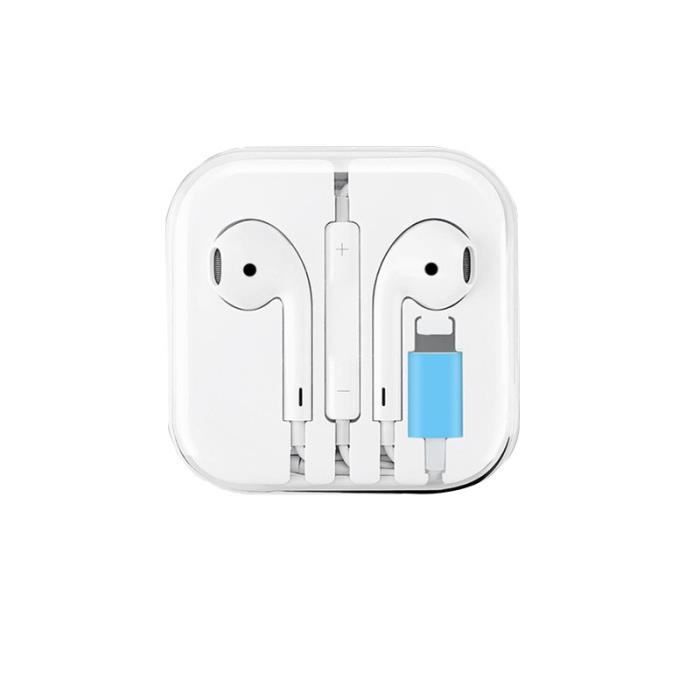 Écouteurs avec Micro Filaire Casque Stéréo Compatible avec iPhone 7 / 7Plus / 8 / 8Plus / X/XR/XS/XS Max 1 Pack CYPIVY Écouteurs Intra-Auriculaires Bluetooth Connectivité 