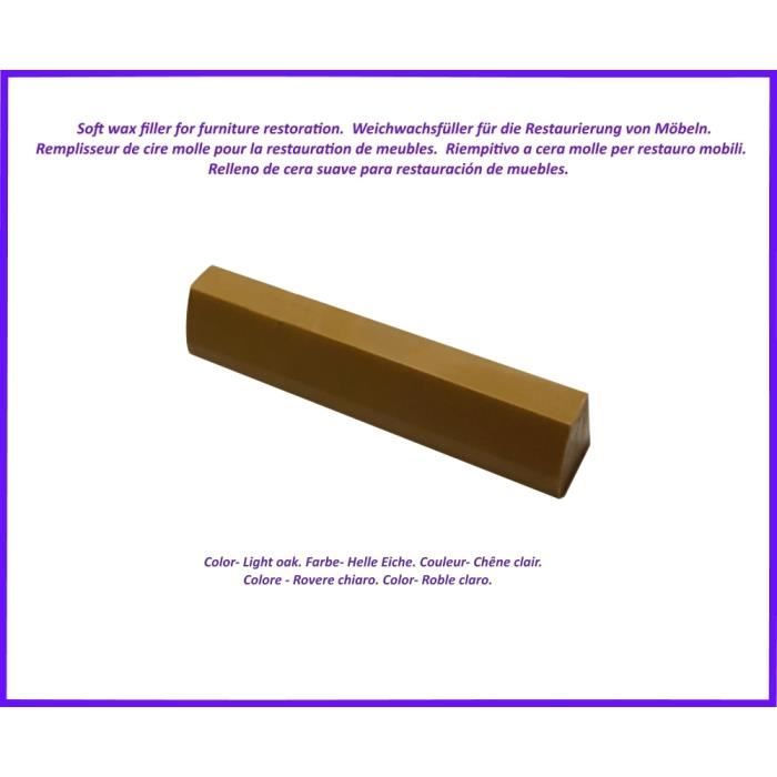 Bâton De Cire De Retouche Pour Bois – Uxcell, Jaune Minéral Clair, Pour Meubles Et Parquet