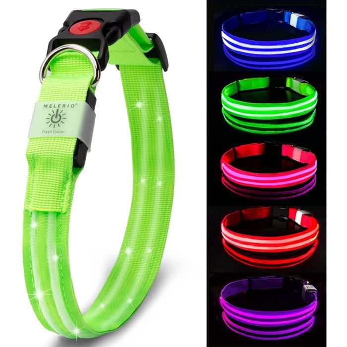 Lot de 4 colliers lumineux clignotants phosphorescents pour enfants et adultes, collier avec ampoule LED, décoration pour le Nouvel An, Noël, anniversaire, mariage, rave, carnaval, fête, Plastique