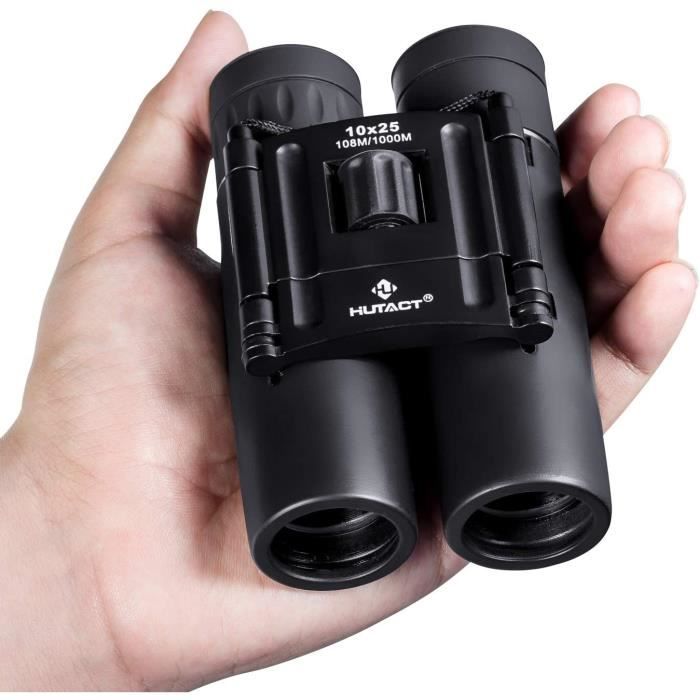 Jumelles Compactes HD 200x25 - Mini Télescope Pour Observation Oiseaux, Concerts, Sport - Portable Et Léger