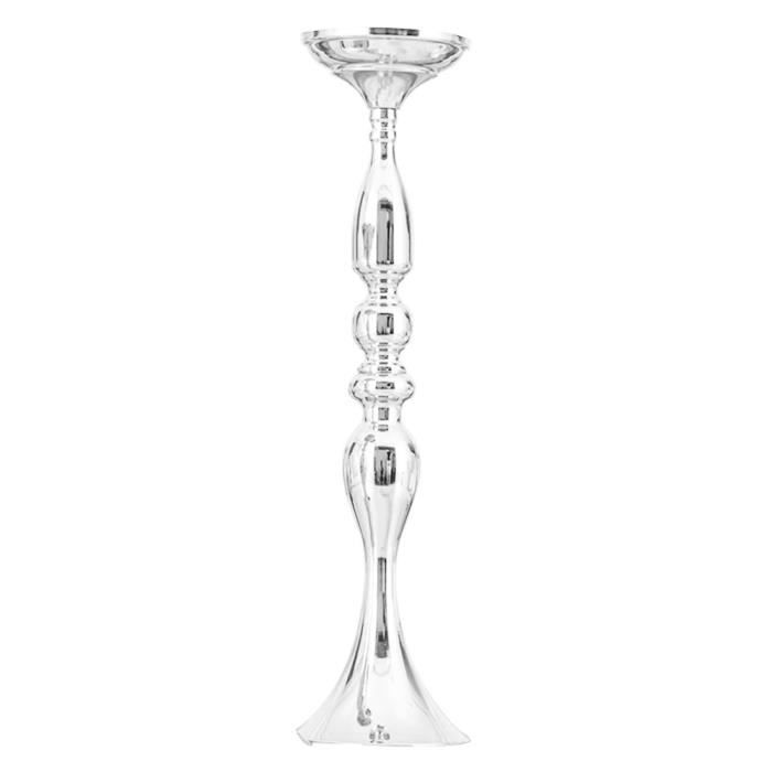 Ensemble De 2 Bougeoirs Vintage Or Et Argent – Diamètre 10 Cm, En Métal, Pour Décoration Salon Ou Mariage