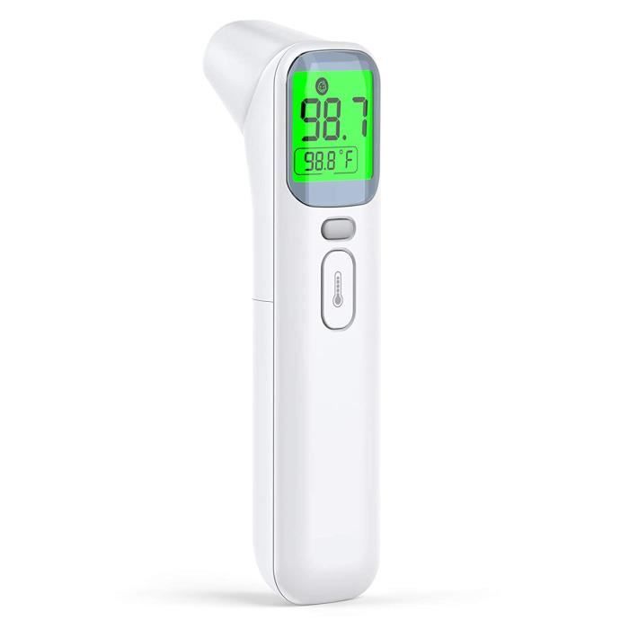 Thermomètre médical infrarouge numérique frontale sans contact pour le  corps (blanc) F05578 - Cdiscount Puériculture & Eveil bébé