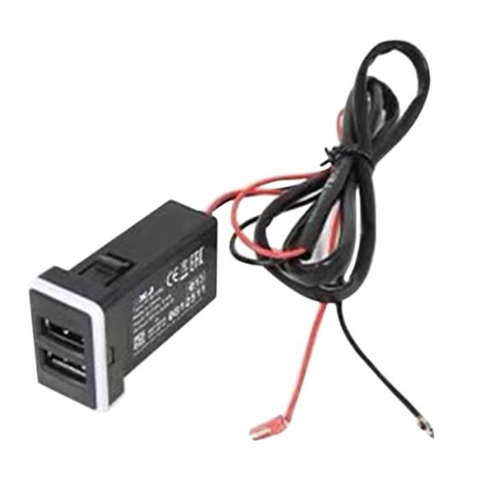 La couleur noire Lampe d'Ambiance à double interface USB QC3.0