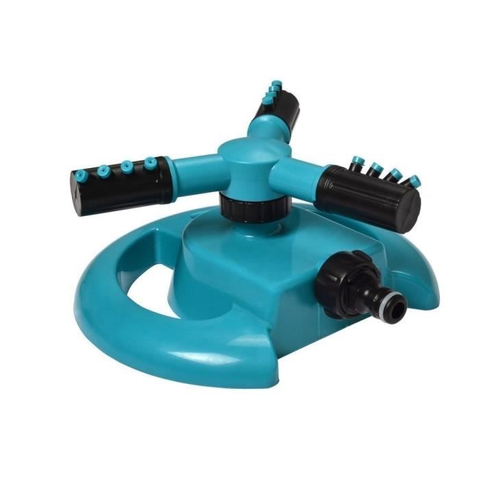 Arroseur deau automatique pour pelouse et jardin rotatif à 360 degrés - Formosa - Type blue - 3 buses