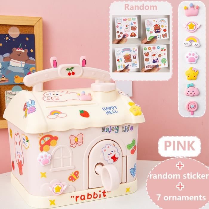 Incassable Plastique épais Incassable Pour Enfants | Décoration De Table | Cadeau Anniversaire Noël | 18.5x14.5x13 Cm Tirelire Panda