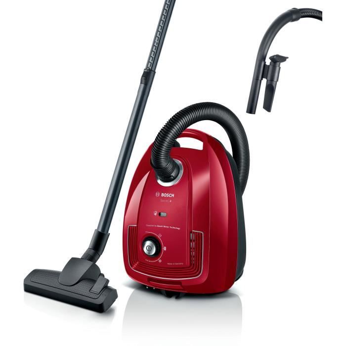 Aspirateur avec sac BOSCH GL38 - 600 W - 79 dB - HEPA - 10m - 4 L sac -  variateur de puissance - Cdiscount Electroménager