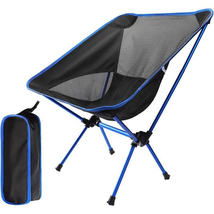 WOLTU 2x Chaise De Camping Pliable Et Ultra-légère, Chaise De Pêche