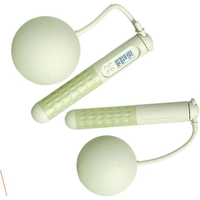 Corde À Sauter Sans Fil Avec Compteur Lesté Pour Adulte