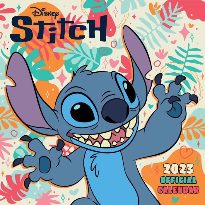 Calendrier 2023 Lilo Y Stitch Disney 30X30 Cdiscount BeauxArts et