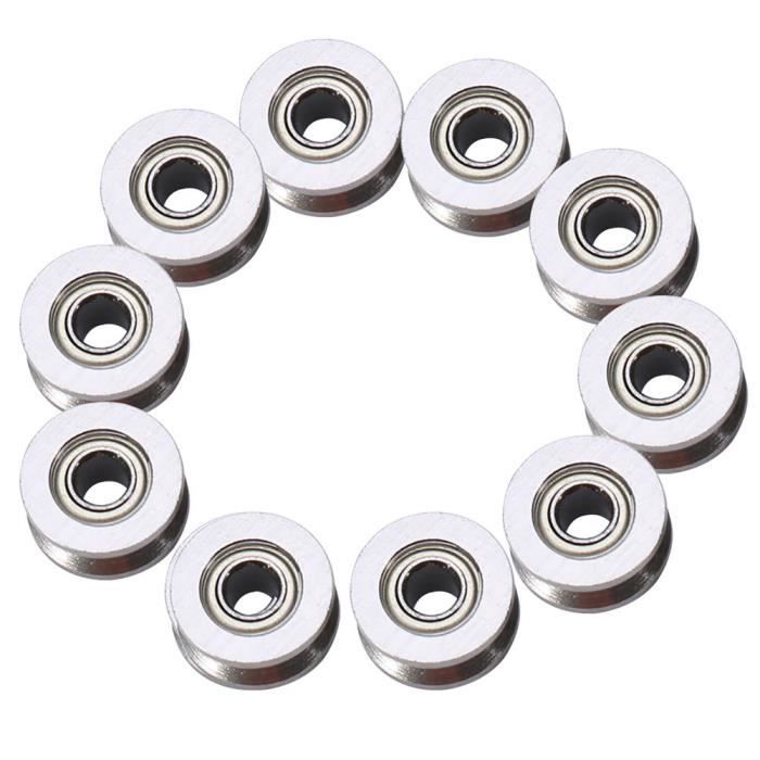 Marhynchus 10pcs Roulement à Billes 6000RS 10x26x8mm - Haute Précision Acier Carbone