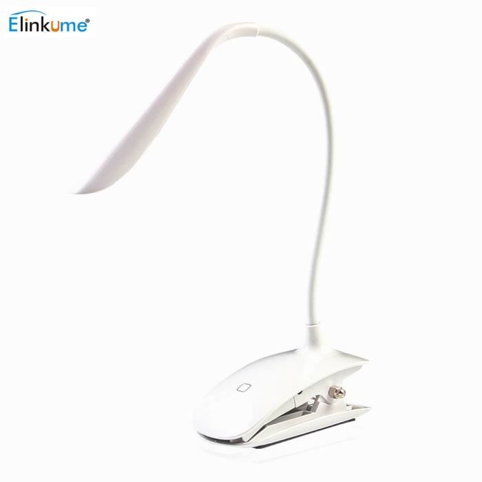 Elinkume Lampe De Bureau Led Rechargeable Flexible Sans Fil Avec Cable Micro Usb Achat Vente Lampe De Bureau Sans Fil A Cdiscount