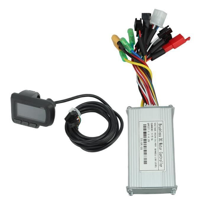 Contrôleur Sinusoïdal Pour Vélo électrique 24V/36V/48V 17A Avec écran LCD S866 - Neuf SODIAL