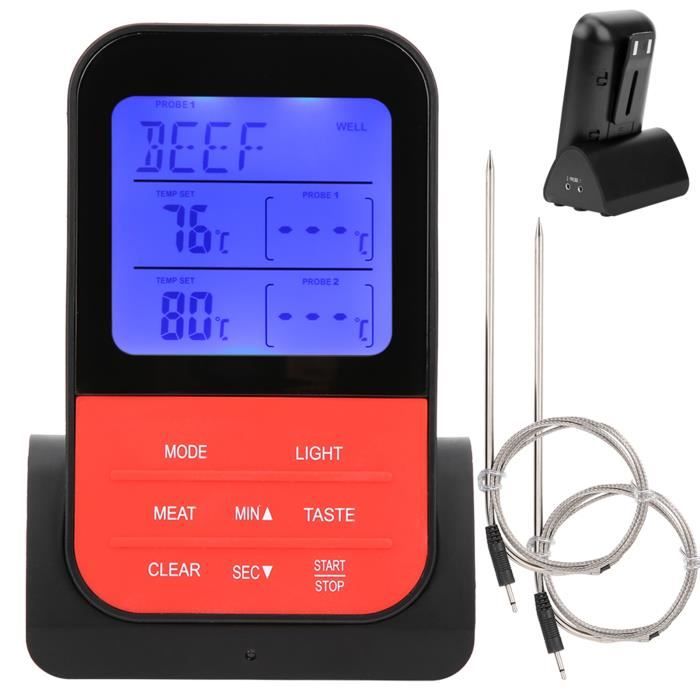 Thermomètre à Viande DynaBright - Thermomètre Alimentaire - BBQ