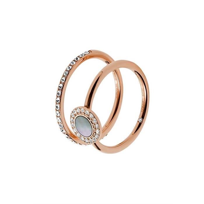 Fossil Femme Acier Bagues JF02954791 5.5 Achat Vente bague