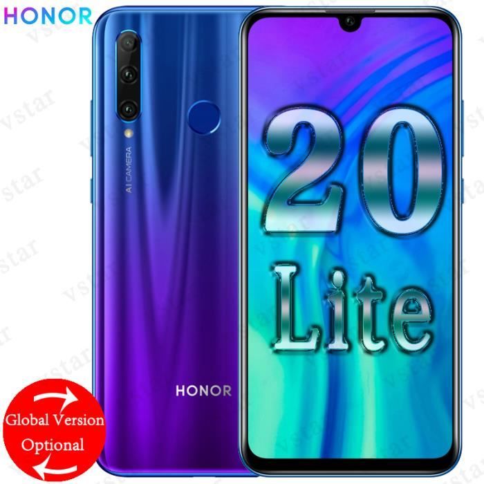 Vente Téléphone portable Honor 20 Lite 4Go 128 Go Hisilicon Kirin 710 EMUI 9.0 Phantom Blue pas cher Vente Téléphone portable Honor 20 Lite 4Go 128 Go Hisilicon Kirin 710 EMUI 9.0 Phantom Blue pas cher