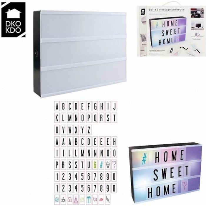 Exemple De Message Boite Lumineuse Boite Lumineuse Personnalisable Achat Vente Pas Cher