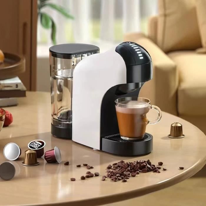Machine à café à capsules - MOMOTOU - 3 en 1 - 800ml - 20 bars - Chauffage rapide 30s