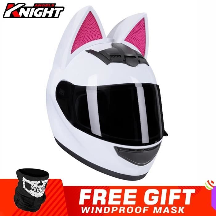 Casque Moto GIKE Quatre Saisons - Couleur Noir Et Vert - Unisexe - Neuf