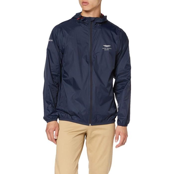 Doudoune Hackett Veste pour le vent et la pluie homme Hackett HM402230 595 Bleu Cdiscount Pret a Porter