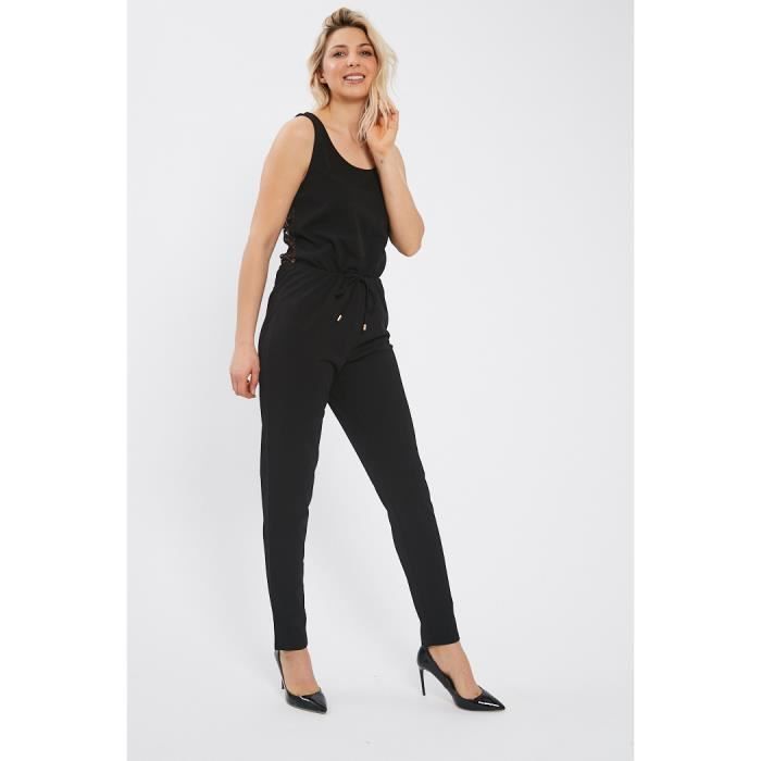 Jacqueline De Yong Combinaison dos dentelle Noir - Cdiscount Prêt-à-Porter