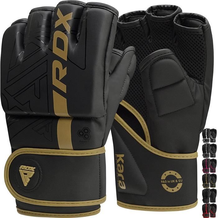 Gants MMA RDX, boxe combat gant pour le grappling, gants de Muay Thai pour le sparring, gants de combat en cage, dor