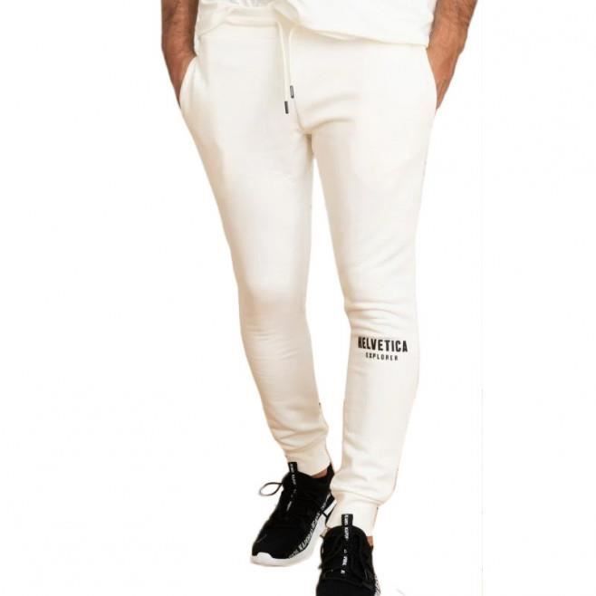 pantalon de survêtement - rackay - helvetica - blanc - mixte - multisport - respirant