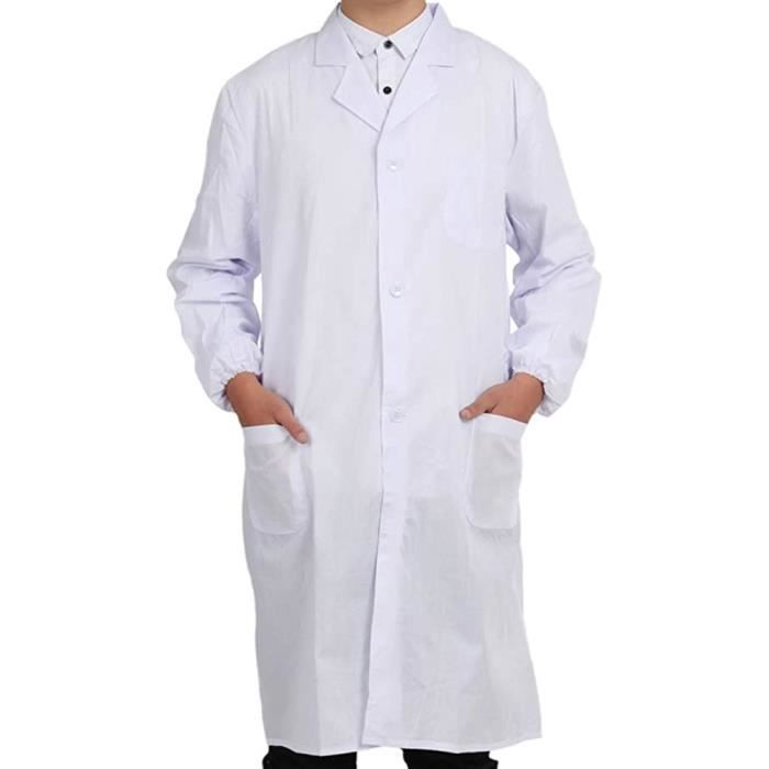 Leclerc blouse clearance blanche chimie