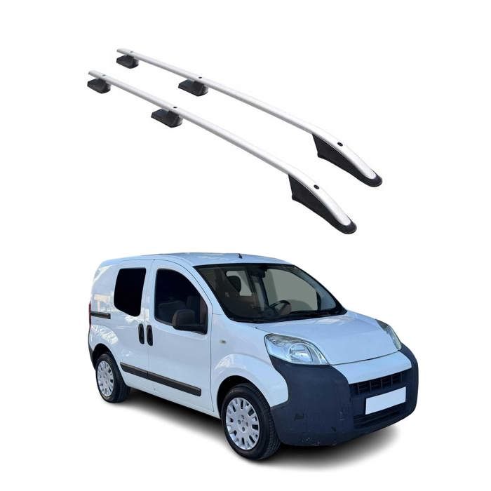 Echelle Toit CHROMEMASTER | Les Barres De Toit Compatible Avec Citroen Nemo 2008-2015; Rails De Toit Conu00e7us Pour Le Montage De Barres De Toit, De Coffres De Toit, De Porte-vu00e9los | Aluminium
