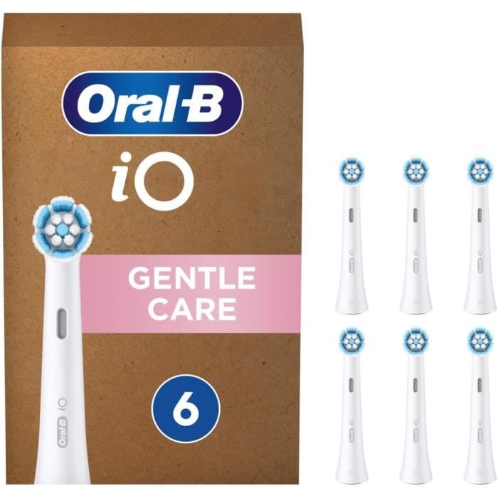 Brossette Oral B iO Gentle Care Brossette Pour Brosse À Dents Électrique Lot De 6 - vue 2