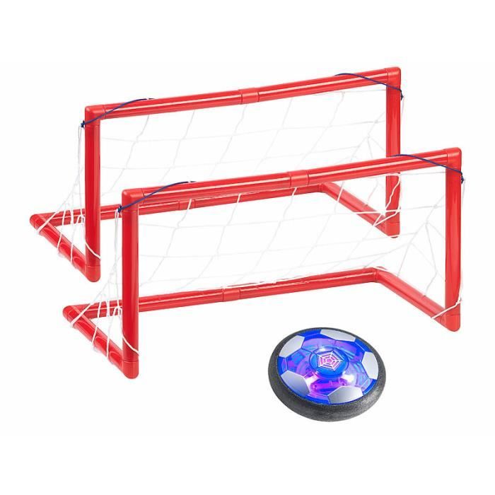 Ballon De Foot Aéroglisseur Avec Lumières LED - Pour Enfants 3-12 Ans - Jeu D'intérieur/extérieur, Sécuritaire - 6