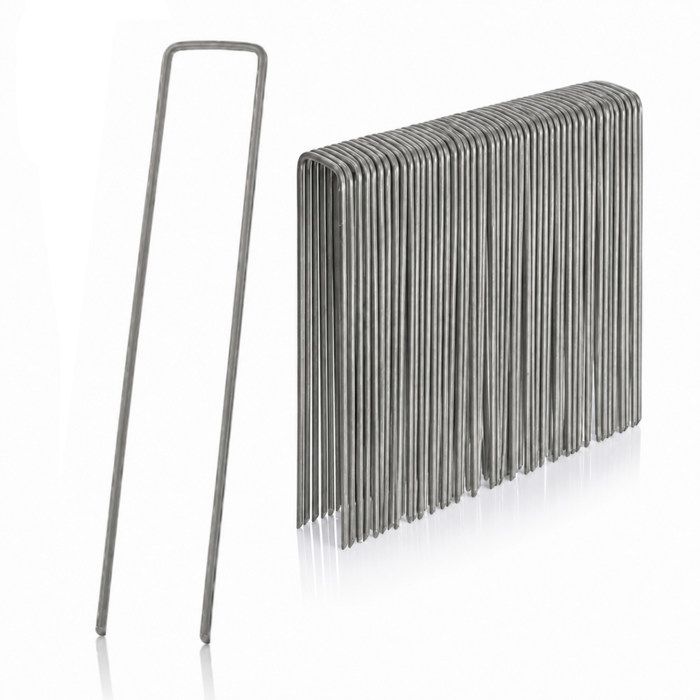 Relaxdays Lot De 100 Sardines Piquets De Tente 22 Cm - Acier Argenté Pour Sols Mous Et Moyens