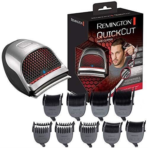 Remington Tondeuse Cheveux QuickCut 100% Etanche 9 Sabots, Lame Incurvée Acier Inoxydable, Design Ergonomique Exclusif, Batte