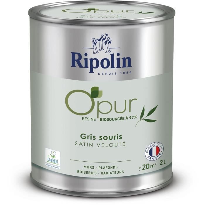 RIPOLIN Peinture Couleur Satin Ultra Couvrante pour Cuisine Chambre Salon Salle Entrée Couloir - vue 7