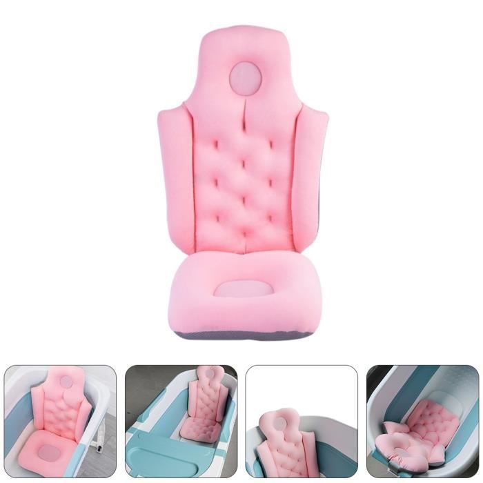 canapé gonflable - fauteuil gonflable,coussin de baignoire portable pour bébé,éponge de bain,siège rebondissant - pink[c19931]