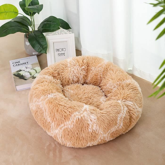 Comparer les prix de Lit de Panier COUSSIN Pour Chat et Chien - RNGCPTO - 50cm - Gris - Petit - Chien - Rond - Intérieur