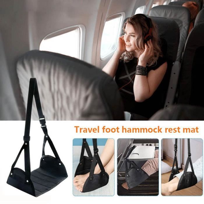 Hamac Pour Jambes Avion - Repose-pieds Réglable, Léger (260g), Pour Enfants/adultes, Amélioration Confort Voyage - 9