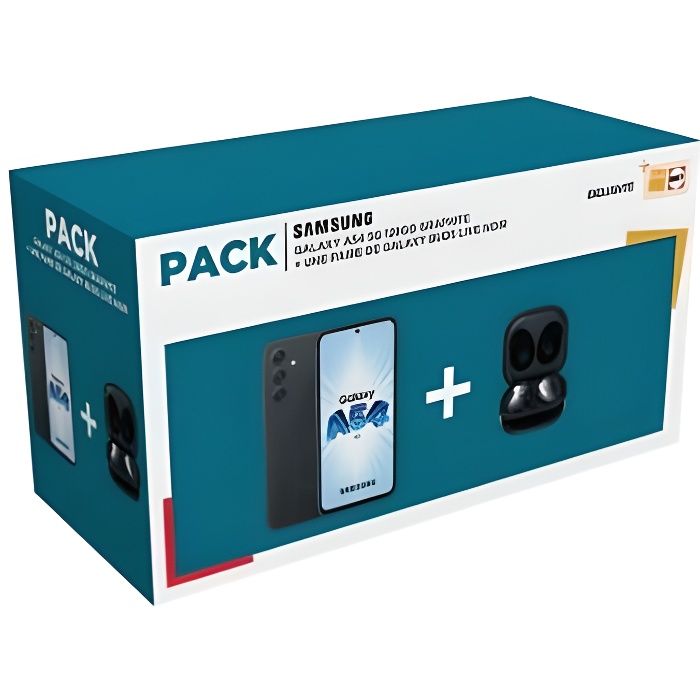 Pack Smartphone Samsung Galaxy A54 64 5G Double SIM 128 Go Graphite + Buds Live Noir