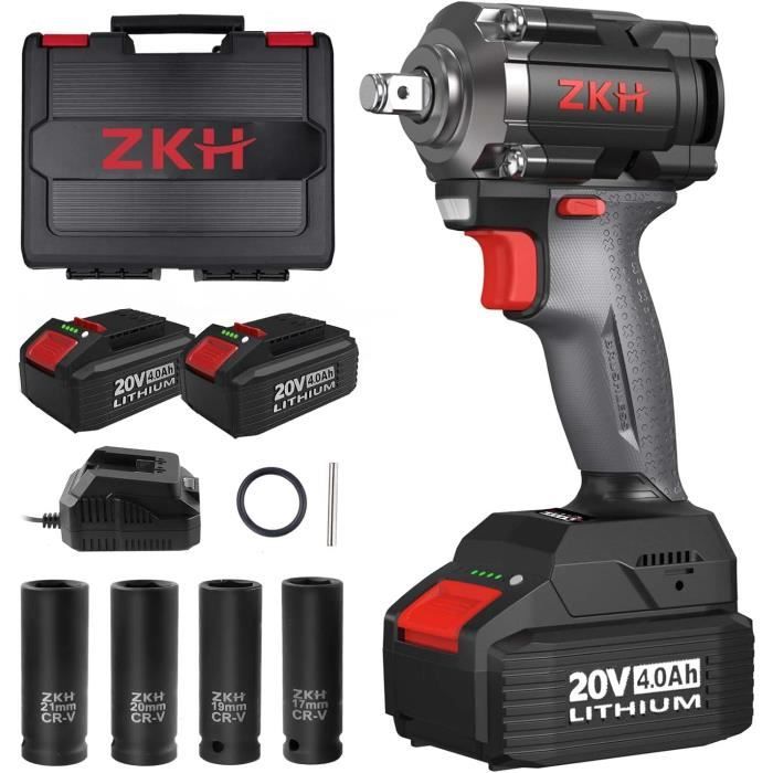 Coffret clé à choc sans fil 1/2 18 V 1500 Nm Brushless KRAFTWERK 403