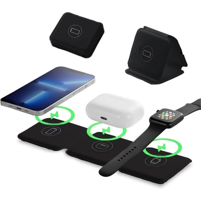 Chargeur Rapide Sans Fil 3-en-1 main image 0