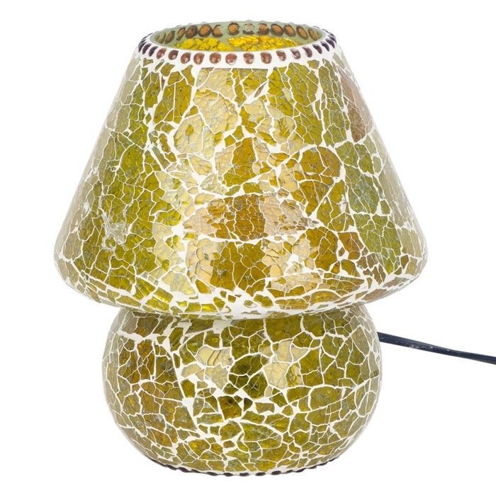 Signes Grimalt - Lampe de Table Mosaïque - Décoration Indienne - Expédition Rapide
