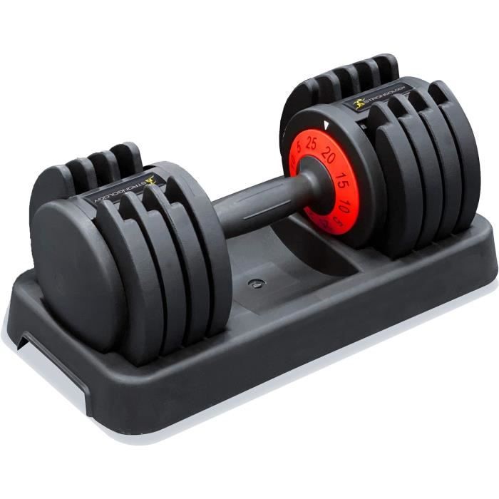 Haltère Réglable Pro Fitness 25kg - Occasion (Manque Plaques) - Lot Barre + Poignées