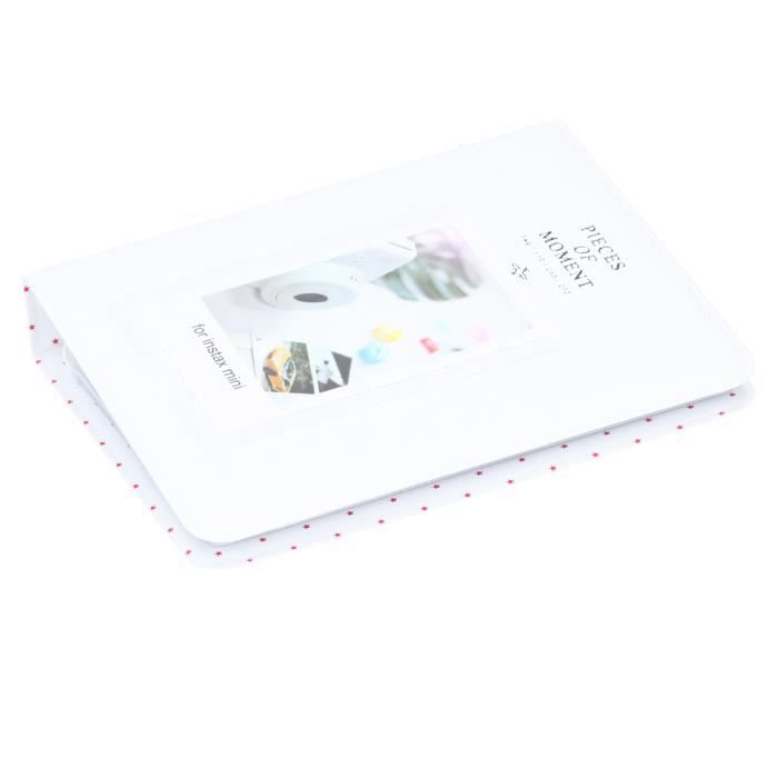 Lot De 2 Boîtes Rangement Photos Instax HIYQIN - Pour Fujifilm Mini 12/11/9/8... - Transparent Pailleté