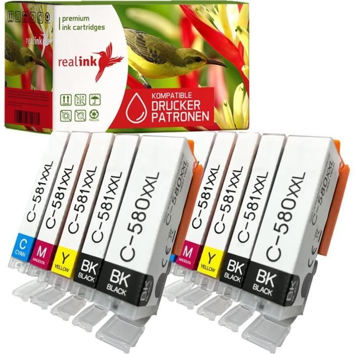 Cartouche D'encre Noire Authentique Canon CLI-581XL - NEUVE Sous Blister (TVA Incluse)
