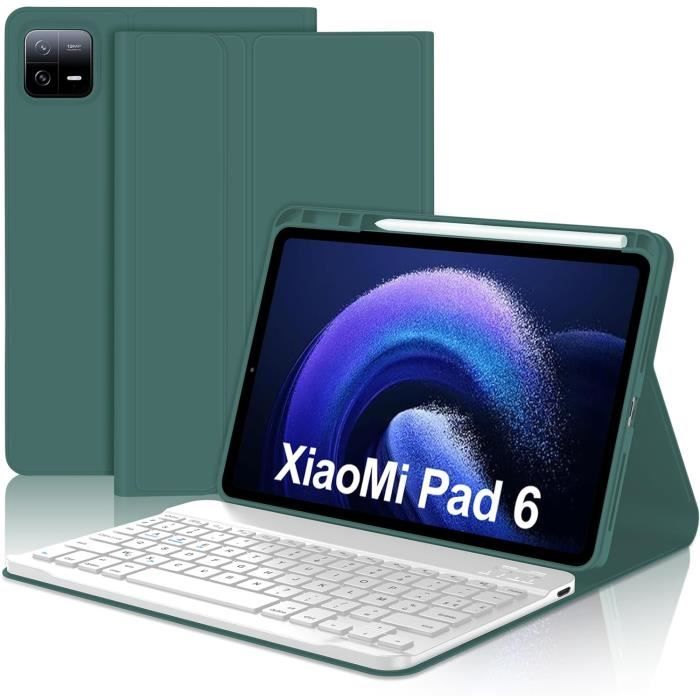 Étui Clavier Magnétique Rotatif 360° Pour Honor Pad X9a / X9 Pro 11,5" (2025) - Clavier AZERTY Détachable - Porte-crayon - Gris - 8