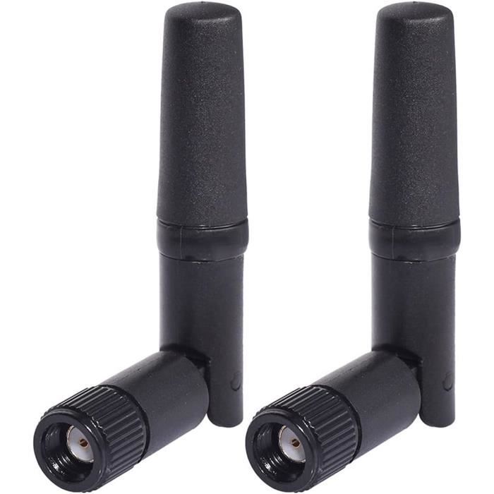Rallonge D'antenne WiFi Double Bande 2,4 GHz / 5 GHz - 8 DBi, Câble De 110 Cm, Connecteur RP-SMA Intérieur - Pour Booster Votre Réseau à La Maison Ou Au Bureau - 2