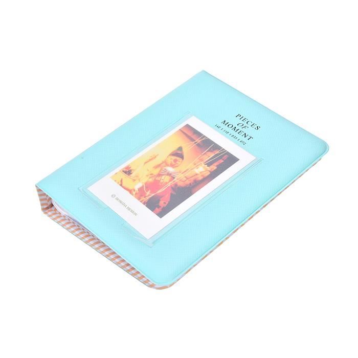Album Photo 64 Poches Pour Pellicules Fujifilm Instax Square SQ10 - Couverture Rigide, Pages Transparentes, 16 Pages