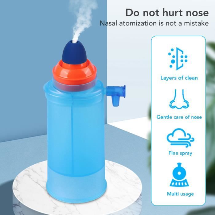 Lavage Nasal Neti Pot Sachets Sinus Nez Cleaner bouteille