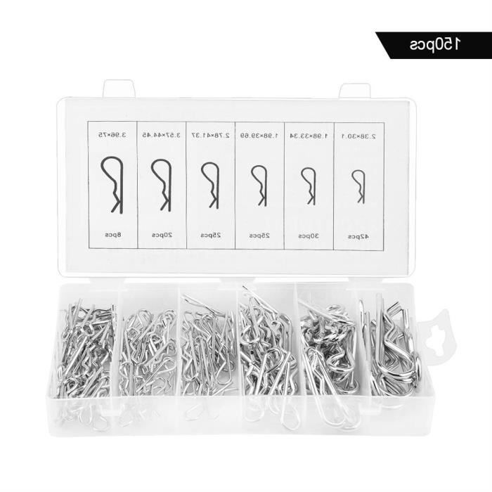 356 Pièces R Goupilles Fendues et Goupille Fendue Assortiment