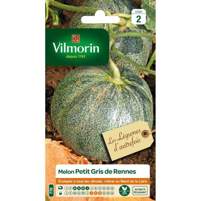 Meilleurs prix pour Sachet de graines Melon Petit Gris de Rennes-